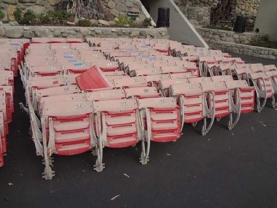 Rose Bowl Stadium Seats staging area, ready to ship